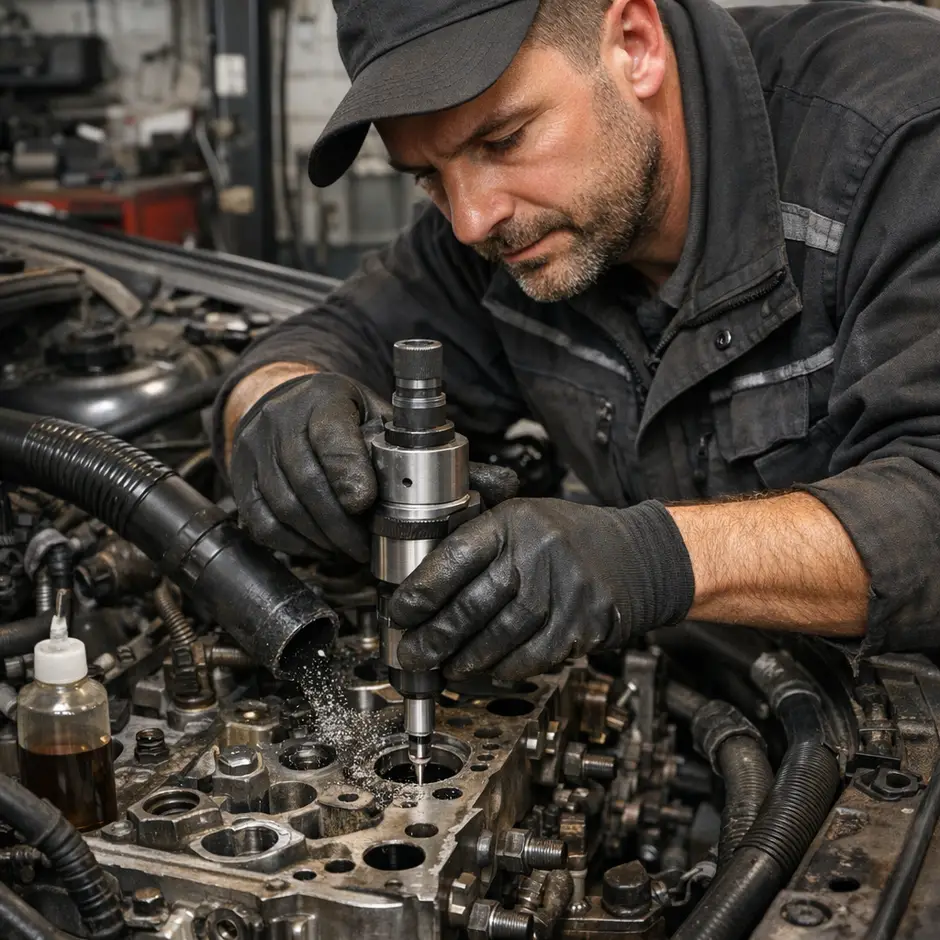 Фрезеровка колодца под форсунку