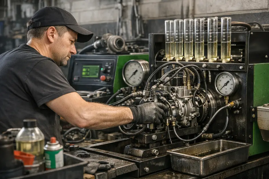 Проверка ТНВД на стенде