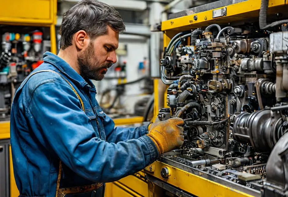 Проверка ТНВД на стенде Фиат Дукато