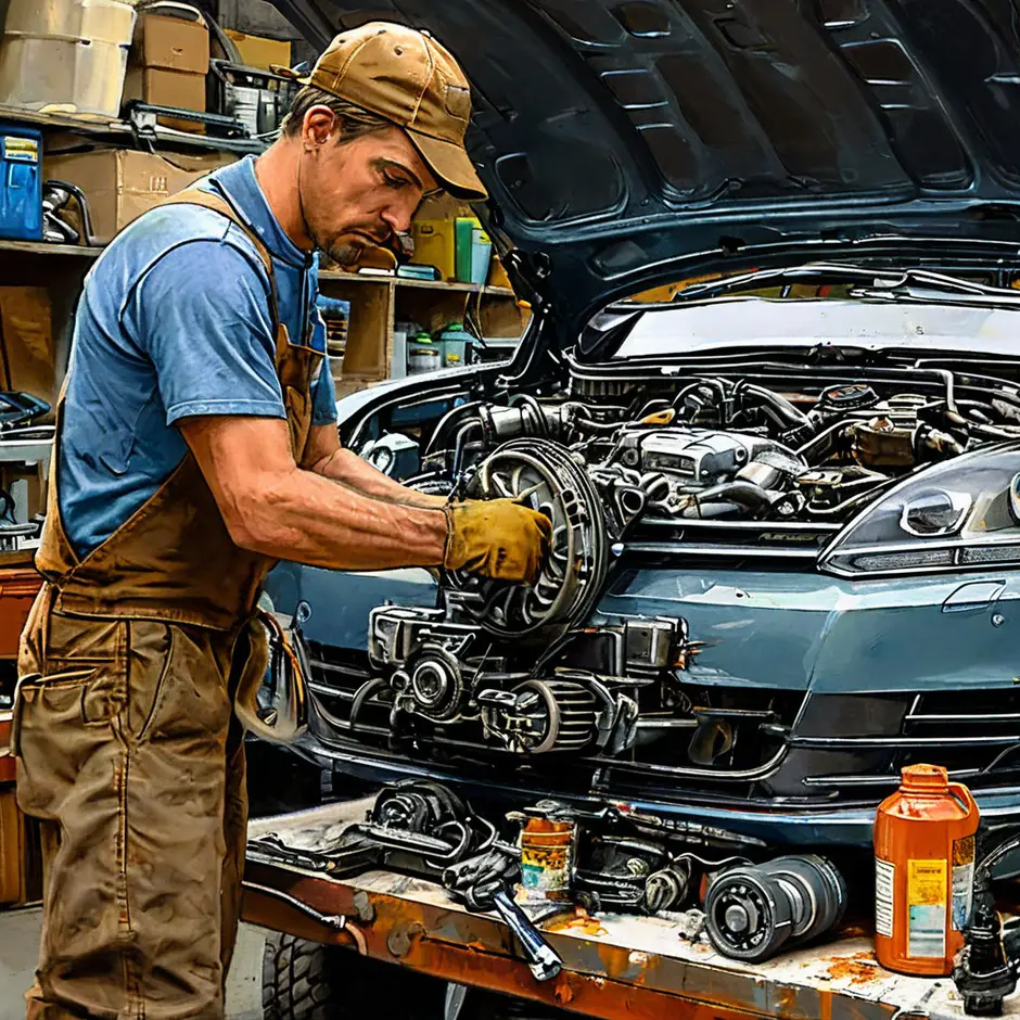 Замена водяной помпы Фольксваген Транспортер