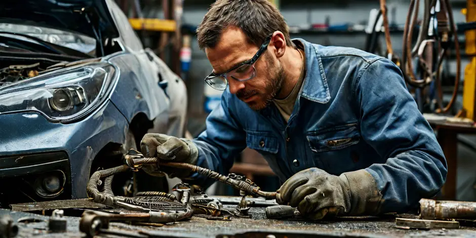 Замена троса стояночного тормоза Форд Транзит