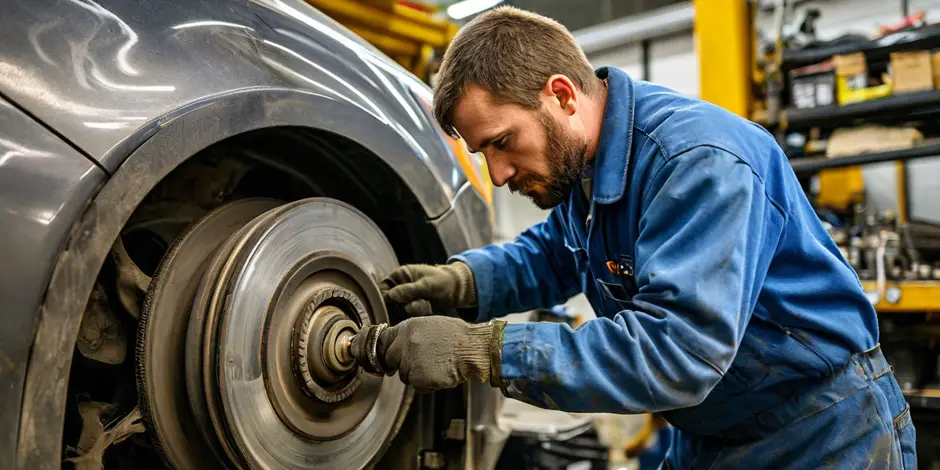 Замена заднего тормозного диска Форд Транзит