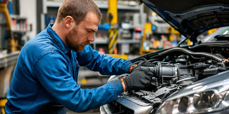 Замена фильтра топливного Пежо Боксер