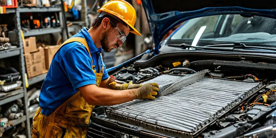 Замена фильтра салона Пежо Боксер