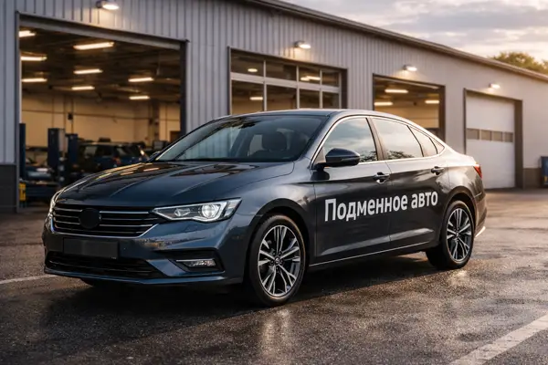 Сэкономьте на такси с подменным авто