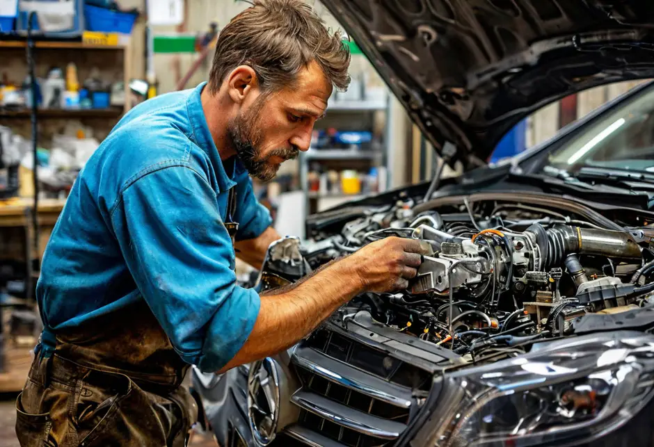 Снятие и установка топливного фильтра Мерседес Спринтер