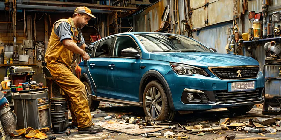 Замена воздушного фильтра Пежо Боксер