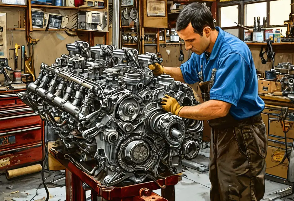 Снятие/установка головки блока в сборе Форд Транзит