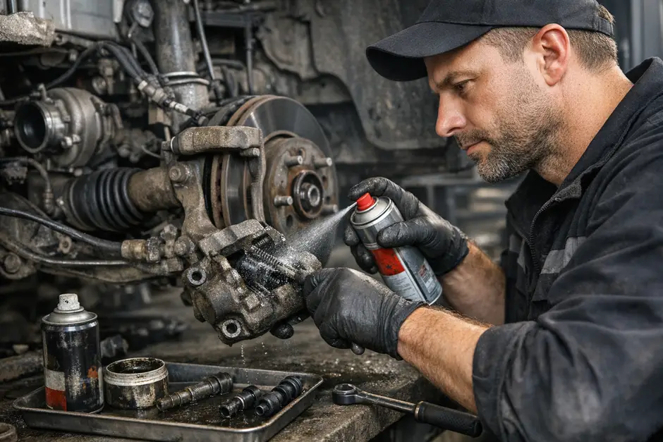 Чистка/смазка/разработка суппорта