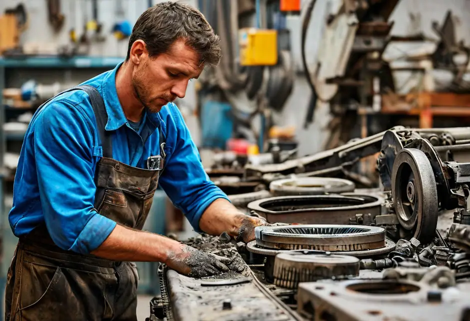 Замена подшипника промежуточного вала Форд Транзит