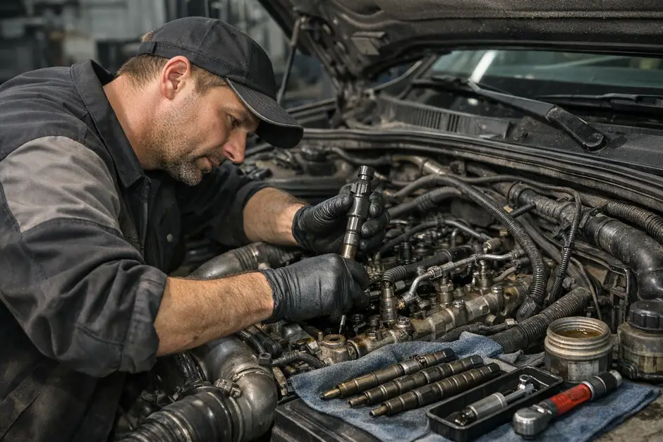 Снятие и установка форсунки топливной Ленд Ровер Фрилендер 2