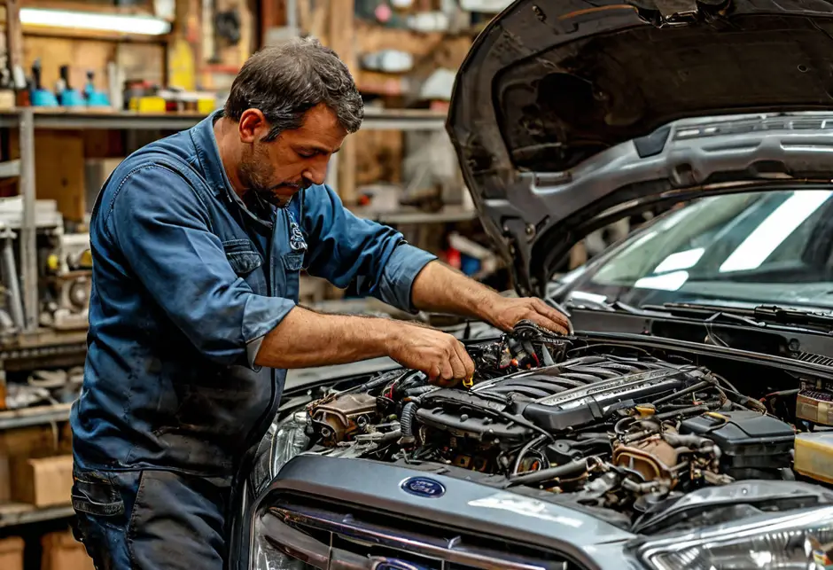 Снятие и установка клапанной крышки Форд Транзит