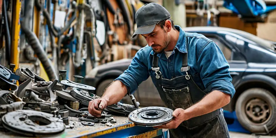 Замена колодки тормозные задние дисковые комплект Форд Транзит