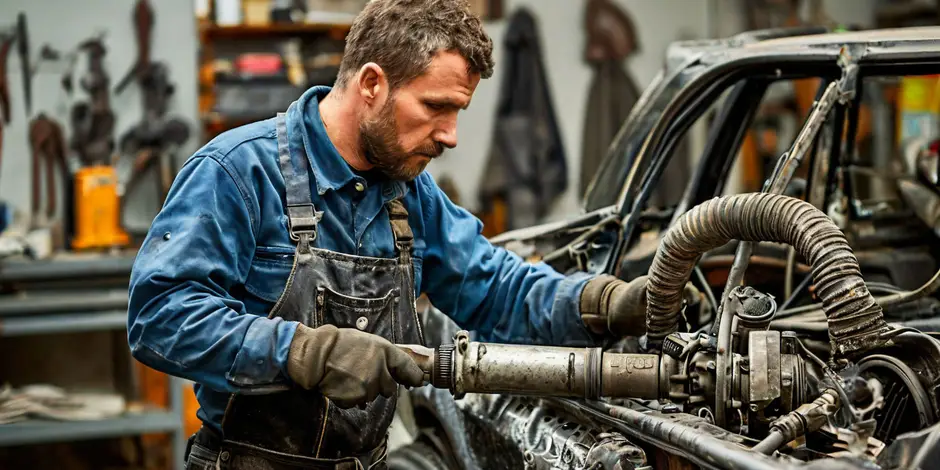 Снятие и установка рулевой рейки Фольксваген Транспортер