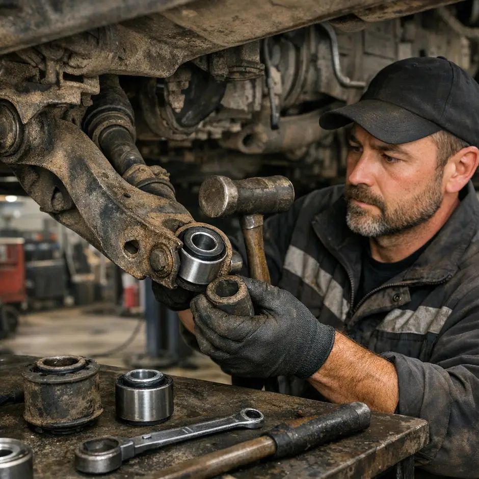 Замена сайлентблока Ленд Ровер Рендж Ровер