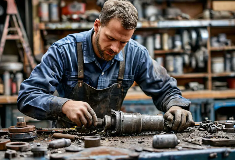 Замена сальника хвостовика редуктора Форд Транзит