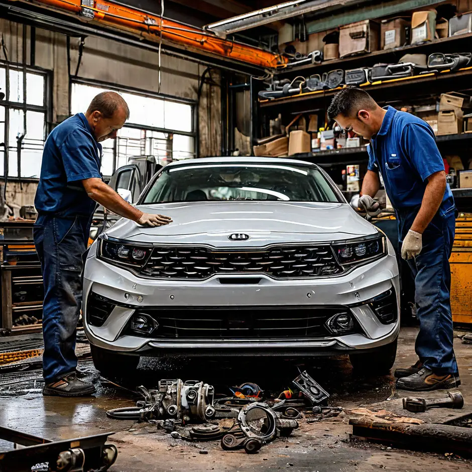 Снятие и установка защиты картера Киа Соренто