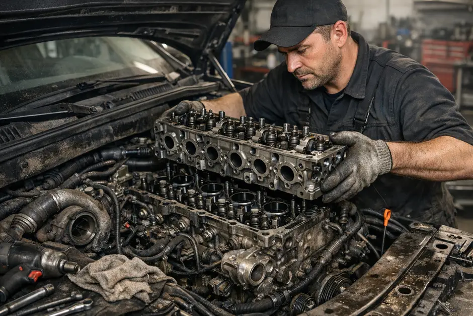 Снятие/установка головки блока в сборе