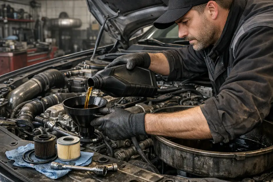 Замена масла моторного Ленд Ровер Фрилендер 2