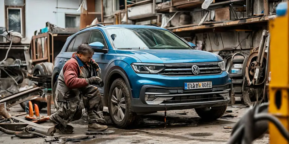 Замена стойки стабилизатора Фольксваген Крафтер