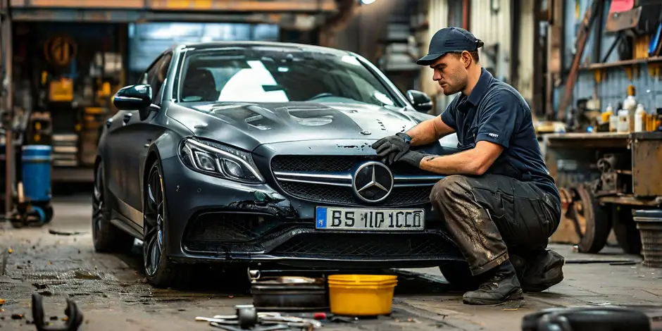 Замена масла в двигателе и масляного фильтра Мерседес Спринтер