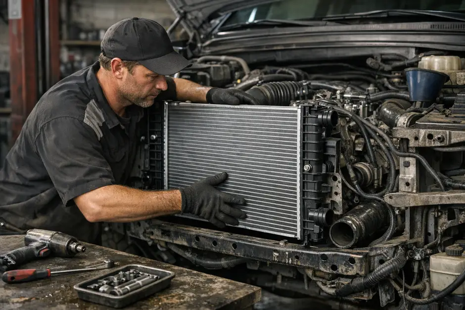 Замена основного радиатора