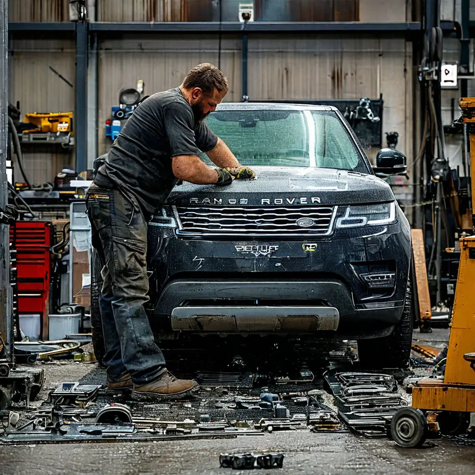 Снятие и установка защиты картера Ленд Ровер Рендж Ровер