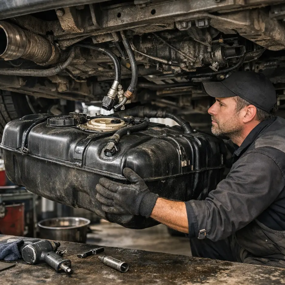 Снятие/установка топливного бака