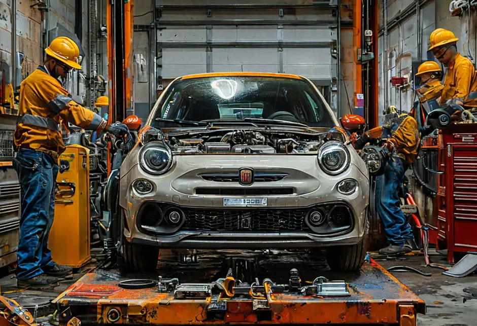 Снятие и установка двигателя Фиат Дукато