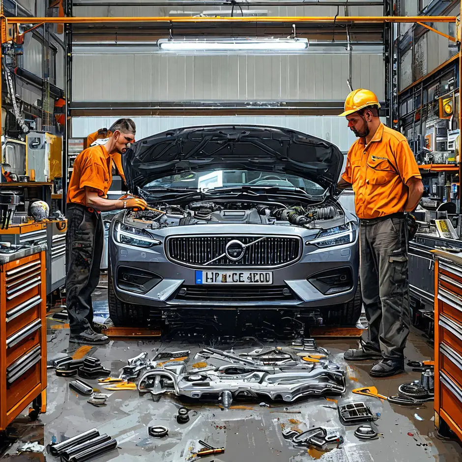 Снятие и установка защиты картера VOLVO XC60