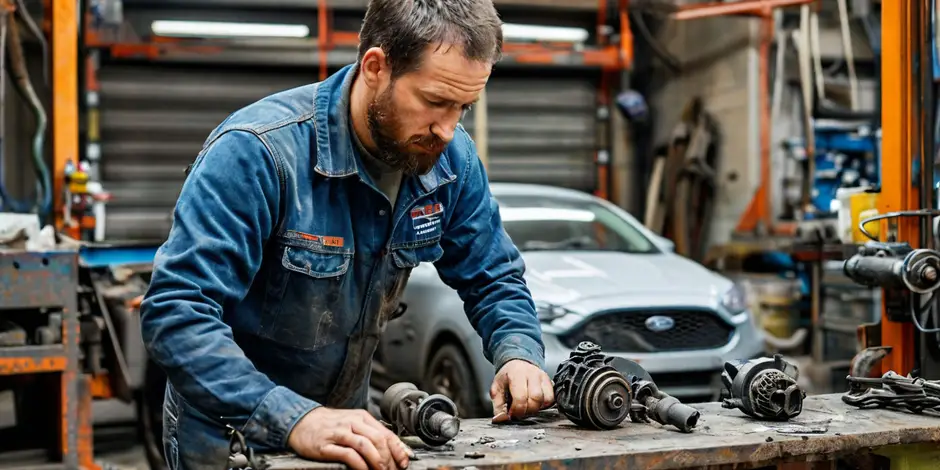 Замена рулевого наконечника Форд Транзит