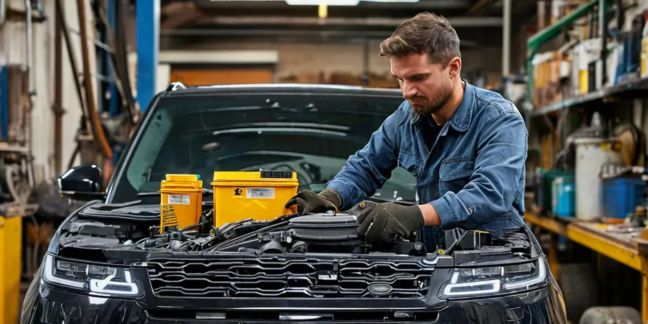 Замена масла в двигателе и масляного фильтра Ленд Ровер Дискавери