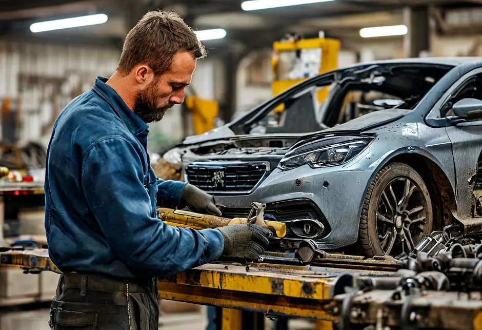 Замена стойки стабилизатора Пежо Боксер