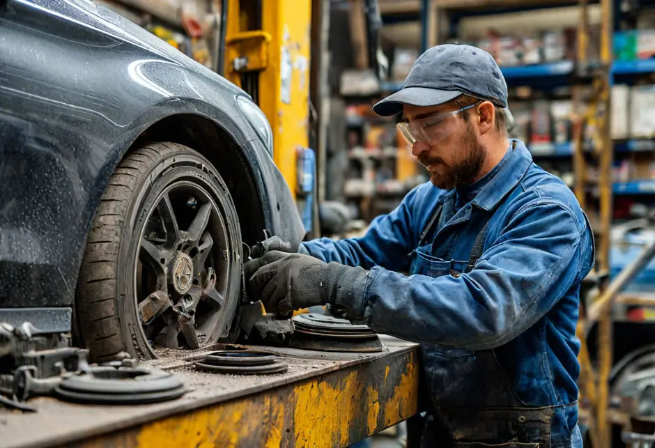 Комплексная замена комплекта передних тормозных колодок Мерседес Спринтер