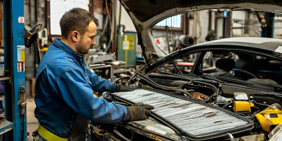 Замена фильтра салона Ситроен Джампер