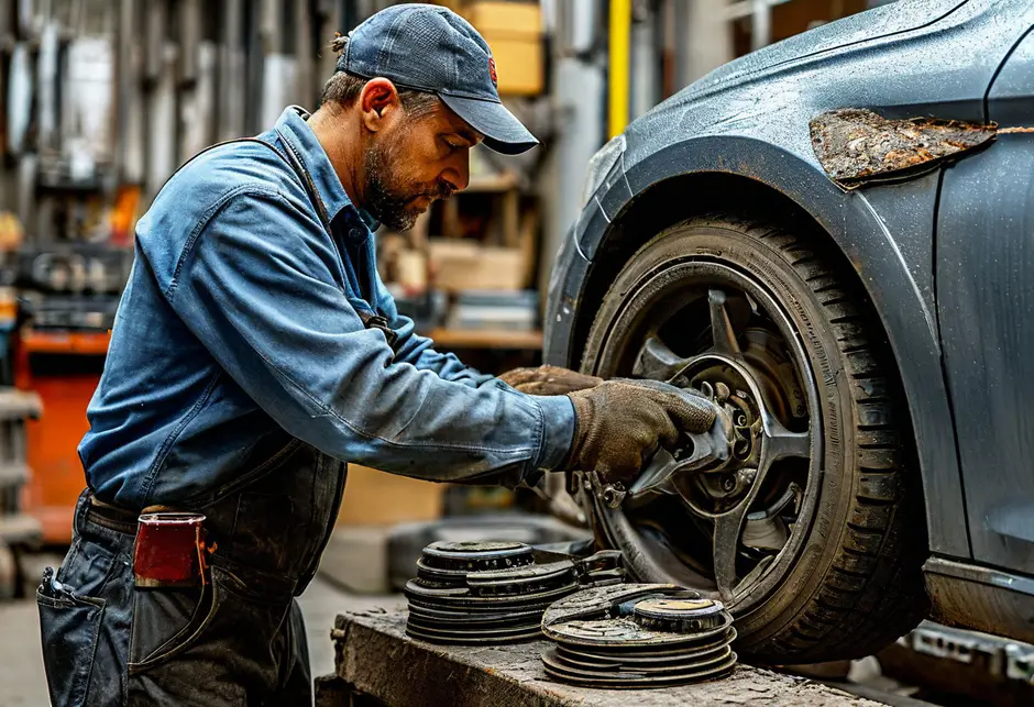 Замена комплекта передних тормозных колодок Ситроен Джампер