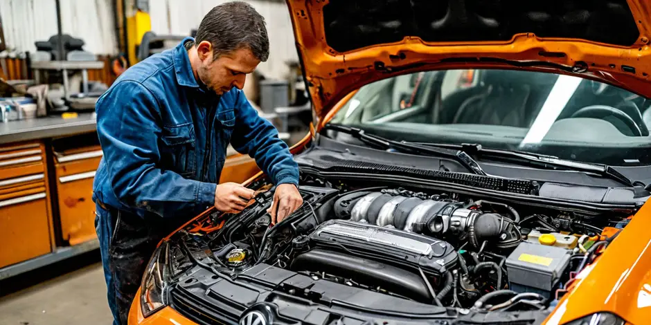 Снятие/установка клапанной крышки Фольксваген Транспортер